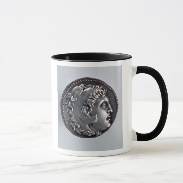 Taza Tetradrachma que representa a Alexander el grande (Derecha)