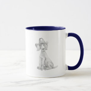 Taza Texan Weimaraner