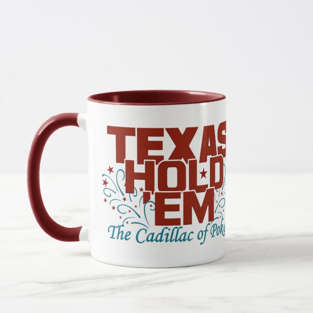 Taza Texas Hold 'Em Poker mugs (Izquierda)