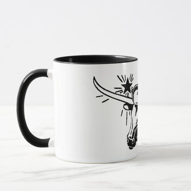 Taza Texas Longhorn Ceramic Mug (Izquierda)
