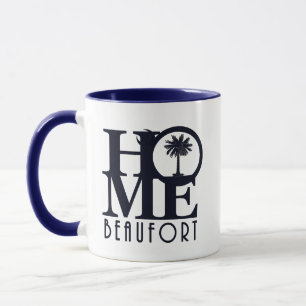 Taza Texto azul de Beaufort HOME