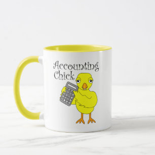 Taza Texto de clave de contabilidad