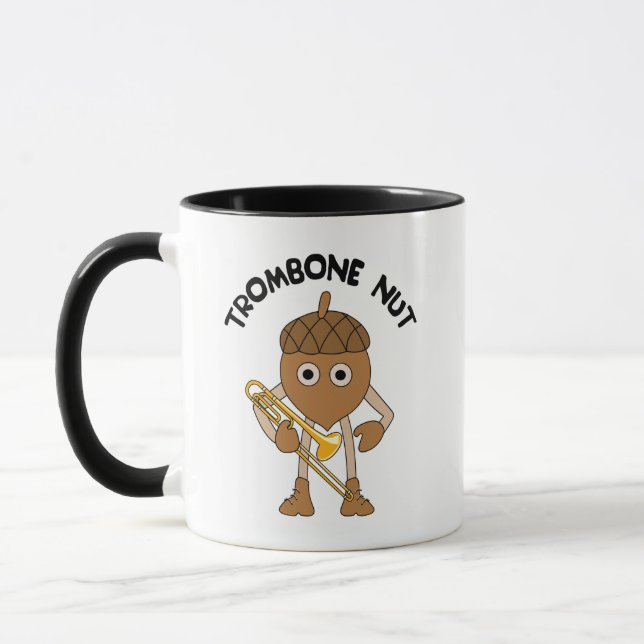 Taza Texto de nuez de trombón (Izquierda)