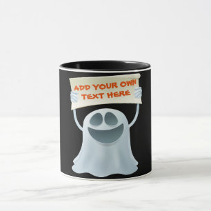 Taza Texto de retención de fantasma