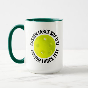 Taza Texto Grande HUN. COMBO VERDE 15oz Pickleball Pers