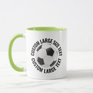 Taza Texto Grande LIMA VERDE Combo 11oz Fútbol Personal