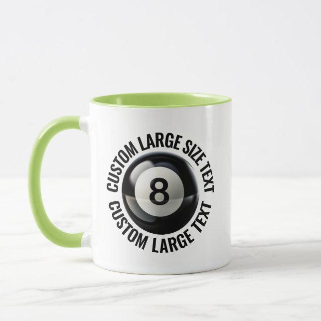 Taza Texto Grande LIMA VERDE Combo 11oz Personalizado 8 (Izquierda)