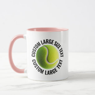 Taza Texto Grande PINK Combo 11oz Tenis Personalizado