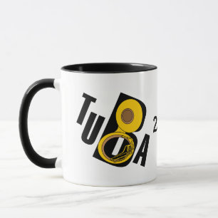 Taza Texto inclinado de Tuba