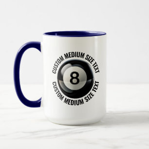 Taza Texto Mediano AZUL MARINO Combo 15oz Personalizado