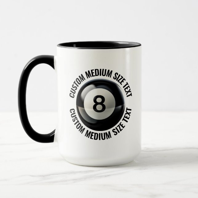 Taza Texto Mediano BLACK Combo 15oz Personalizado 8 Bal (Izquierda)