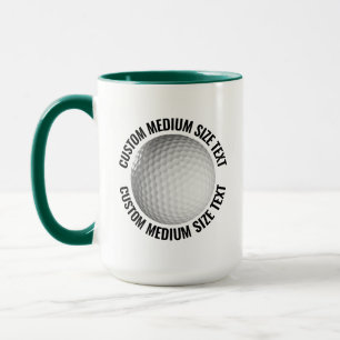 Taza Texto Mediano COMBO VERDE CAZADOR 15oz Golf Person