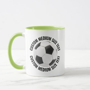 Taza Texto Mediano LIMA VERDE Combo 11oz Fútbol Persona