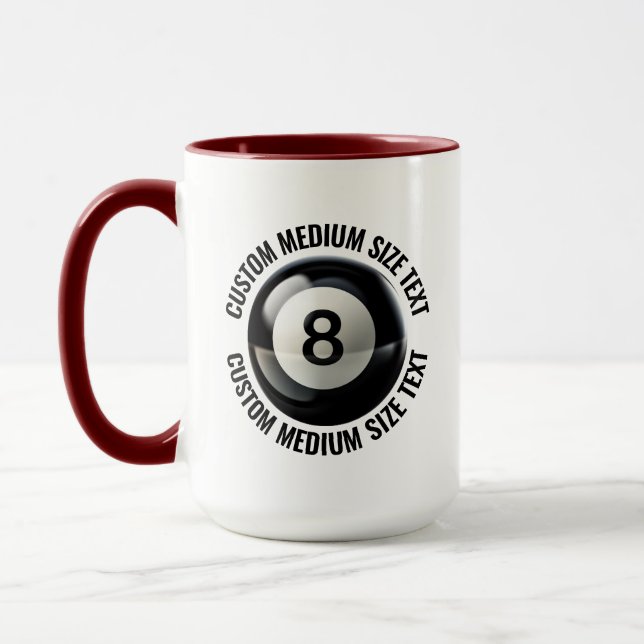 Taza Texto Mediano MAROON Combo 15oz Personalizado 8 Bo (Izquierda)