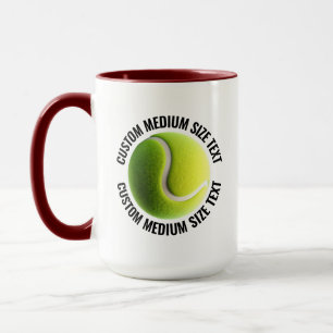Taza Texto Mediano MAROON Combo 15oz Tenis Personalizad