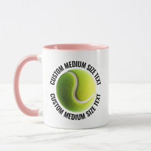 Taza Texto Mediano PINK Combo 11oz Tenis Personalizado