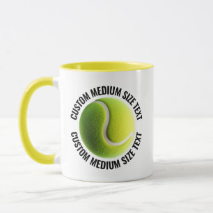 Taza Texto Mediano YELLOW Combo 11oz Tenis Personalizad