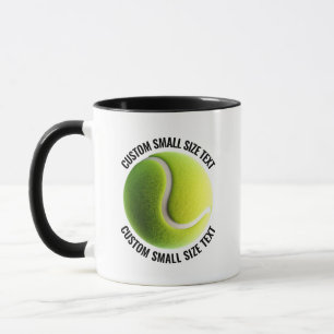 Taza Texto Pequeño BLACK Combo 11oz Tenis Personalizado