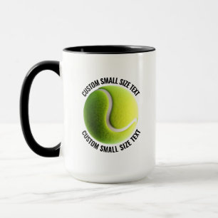 Taza Texto Pequeño BLACK Combo 15oz Tenis Personalizado