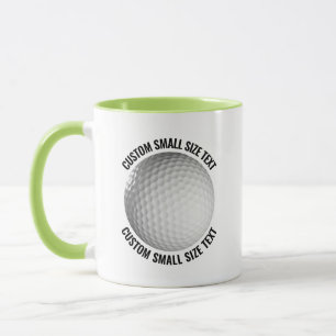 Taza Texto Pequeño LIMA VERDE Combo 11oz Golf Personali