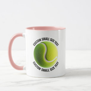 Taza Texto Pequeño PINK Combo 11oz Tenis Personalizado