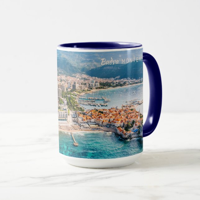 Taza Texto personalizado Montenegro (Anverso derecho)
