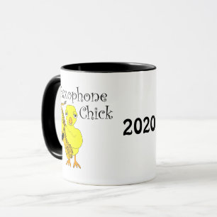 Taza Texto saxofón de pollo