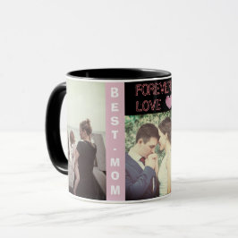 Taza Texto y foto de moda modernos de encargo