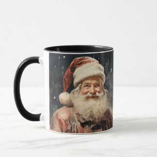 Taza Textos en negrita, Navidad retro