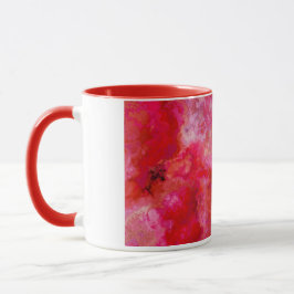 Taza Textos monocromáticos rojos