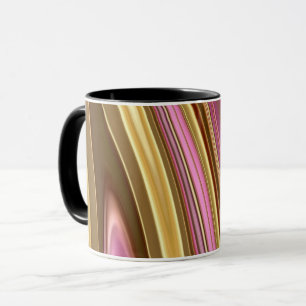 Taza Textura abstracta elegante de flujo de mármol líqu