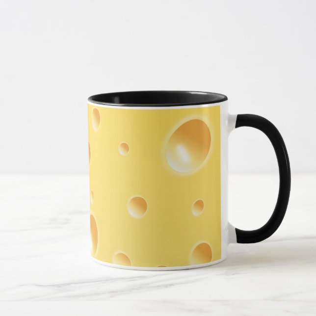 Taza Textura amarilla del queso suizo (Derecha)