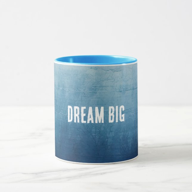 Taza Textura de cielo azul (Centro)