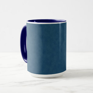 Taza Textura de Denim Azul,