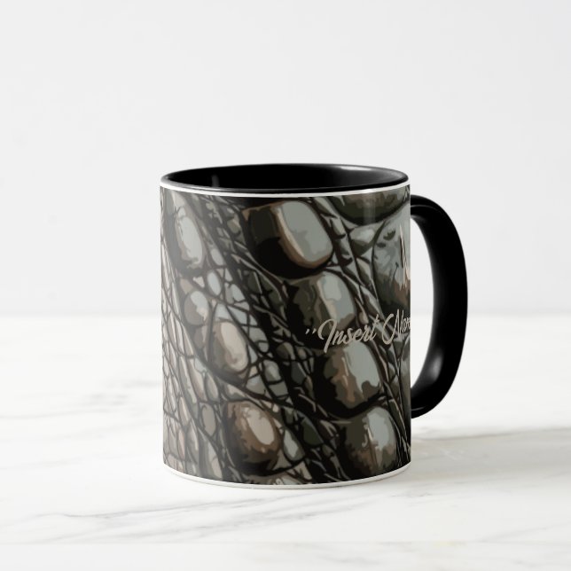 Taza Textura de gator (Anverso derecho)