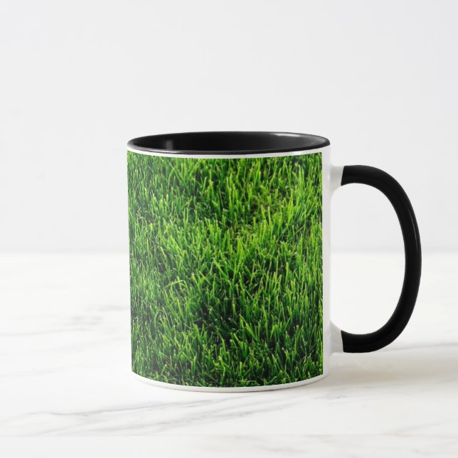 Taza Textura de la hierba verde de un campo de fútbol (Derecha)