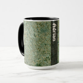 Taza Textura de la roca de la geología con nombre
