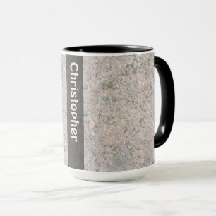 Taza Textura de la roca de la geología con nombre