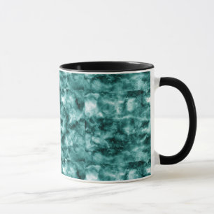 Taza Textura de mármol verde oscuro