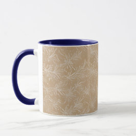Taza Textura floral orgánica