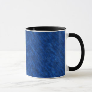 Taza Textura sucia áspera del terciopelo: Azul real