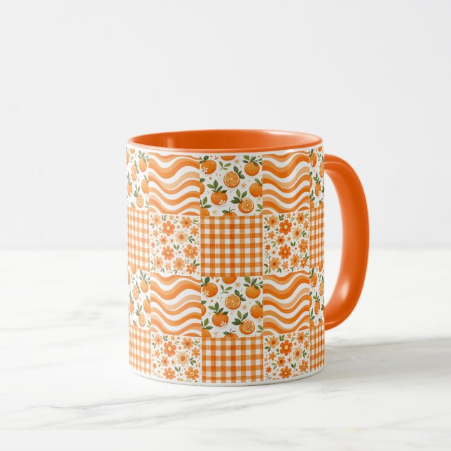 Taza Texturas Naranjas (Anverso derecho)