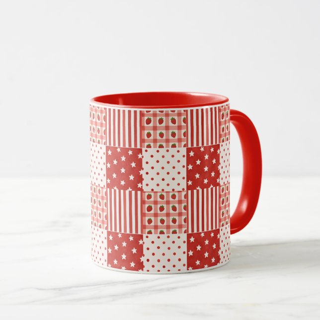 Taza Texturas Rojas (Anverso derecho)