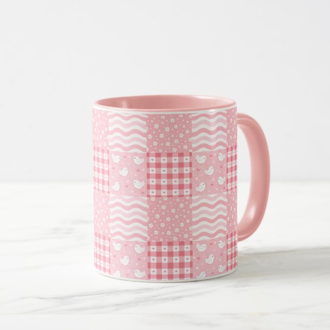 Taza Texturas rosadas (Anverso derecho)