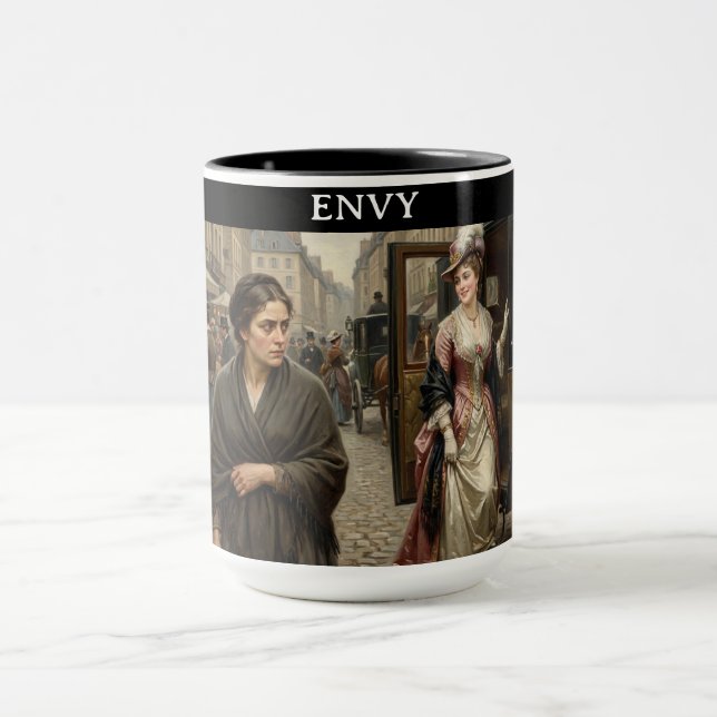 Taza The 7 Satanic Virtues: Envy (Centro)