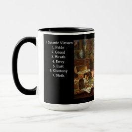 Taza The 7 Satanic Virtues: Greed 