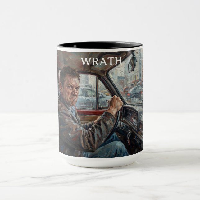 Taza The 7 Satanic Virtues: Wrath  (Centro)