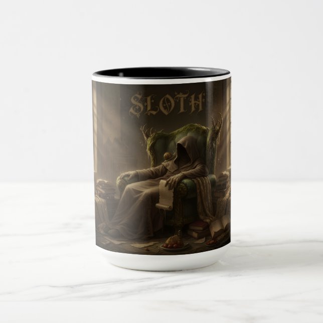 Taza The 7 Virtues of Satan: Sloth (Centro)