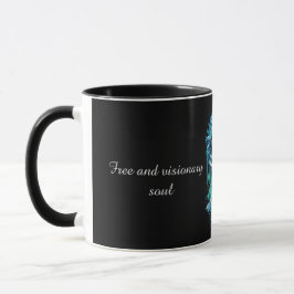 Taza The Aquarius Lady: Luxury Two-Tone Mug