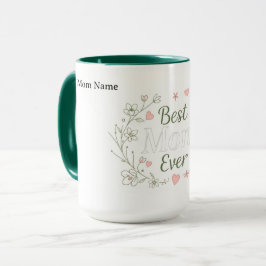 Taza The Best Mom Ever | Luxury Ceramic Gift